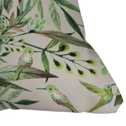 Marta Barragan Camarasa Nature In Circles Square Throw Pillow Green - Deny Designs -Deny Designs GUEST 59629177 7f22 48a2 b79c c469b639483b