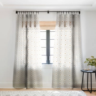 Iveta Abolina Donate Cream Single Panel Sheer Window Curtain - Deny Designs 5 Iveta Abolina Donate Cream Single Panel Sheer Window Curtain - Deny Designs - Image 3