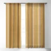 Little Arrow Design Co Ivy Stripes Mustard Single Panel Sheer Window Curtain - Deny Designs -Deny Designs GUEST 5d509720 2b94 445c bb8a a9e4421a1e1f
