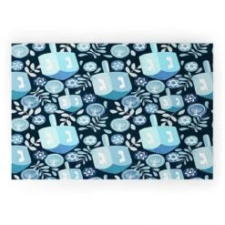 Marni Night Dreidel Looped Vinyl Welcome Mat - Society6 13 Marni Night Dreidel Looped Vinyl Welcome Mat - Society6 -Deny Designs GUEST 5f7f419c 1840 44cf b621 964a11c405e3