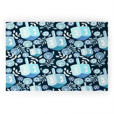 Marni Night Dreidel Looped Vinyl Welcome Mat - Society6 8 Marni Night Dreidel Looped Vinyl Welcome Mat - Society6 - Image 6