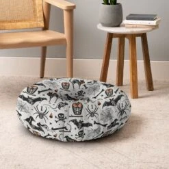 Heather Dutton Halloween XRay Round Floor Pillow - Deny Desings -Deny Designs GUEST 610ad14b 7d25 4e37 b4fa b594a62992d0
