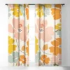 Gale Switzer Happiness Blooms Single Panel Sheer Window Curtain - Deny Designs -Deny Designs GUEST 616d1e06 5e70 411a b995 233626389f07