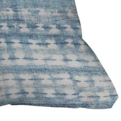 16"x16" Alison Janssen Rustic Square Throw Pillow Indigo - Deny Designs
