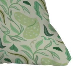 16"x16" SunLee Art Playful Square Throw Pillow Green - Deny Designs -Deny Designs GUEST 661cb52f 428b 4009 b7fe eefc8560b2c8