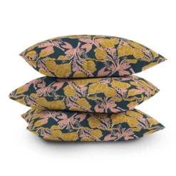 16"x16" Oris Eddu Magnolia Bloom Square Throw Pillow Green - Deny Designs -Deny Designs GUEST 676f2067 4d01 4c57 91fe 488d28a84bb7