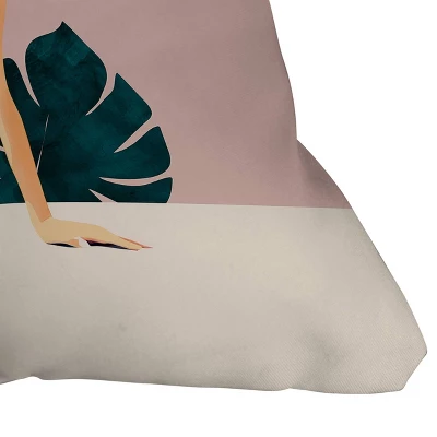 Oranges This Sunday Outdoor Throw Pillow Pink - Deny Designs 4 Oranges This Sunday Outdoor Throw Pillow Pink - Deny Designs - Image 2