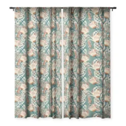 Holli Zollinger Zarah Butterfly 50" X 84" Single Panel Sheer Window Curtain - Deny Designs -Deny Designs GUEST 6a2e9056 c93c 4661 8171 e184e33e8782