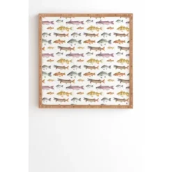 Wonder Forest Fishermans Friends Bamboo Framed Wall Art - Deny Designs -Deny Designs GUEST 6a983662 a228 4d29 bd3b a1e886151ef4
