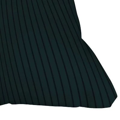 16"x16" Poems Color-Block Lines Square Throw Pillow Dark Green/Olive - Deny Designs 3 16"x16" Poems Color-Block Lines Square Throw Pillow Dark Green/Olive - Deny Designs