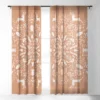 Pimlada Phuapradit Winter Forest 2 50" X 64" Single Panel Sheer Window Curtain - Deny Designs