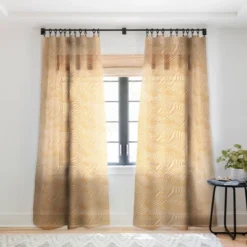 Wagner Campelo Dune Dots 3 Single Panel Sheer Window Curtain - Deny Designs -Deny Designs GUEST 6d05a943 cd6d 456d 86cf ea76bd814173