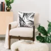16"x16" Anita & Bella Art Palm Leaves Dream Square Throw Pillow Black - Deny Designs 1 16"x16" Anita & Bella Art Palm Leaves Dream Square Throw Pillow Black - Deny Designs -Deny Designs GUEST 73132412 8603 4240 8062 c7aeb45f943b