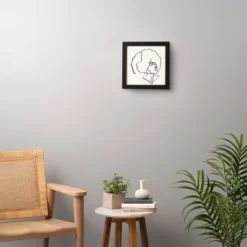 Domonique Brown Soul Fro Framed Wall Art Black - Deny Designs -Deny Designs GUEST 73e0cefa 9237 4577 8d35 e8df7d108faf