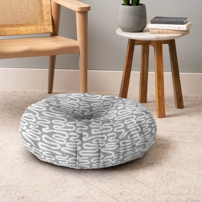 Holli Zollinger Ceres Ani Grey Round Floor Pillow - Deny Designs 5 Holli Zollinger Ceres Ani Grey Round Floor Pillow - Deny Designs - Image 3