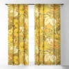 Jacqueline Maldonado 970S Floral Watercolor Single Panel Sheer Window Curtain - Deny Designs -Deny Designs GUEST 758c3cc4 9ad3 4853 99bc 24b91086f8a5