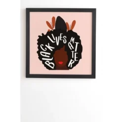 Oris Eddu Black Lives Matter Framed Wall Canvas Pink - Deny Designs 13 Oris Eddu Black Lives Matter Framed Wall Canvas Pink - Deny Designs -Deny Designs GUEST 7780ae2b c95e 4dfb 8f21 9367e405ff86
