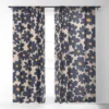 Miho Mini Floral Garden Single Panel Sheer Window Curtain - Deny Designs -Deny Designs GUEST 77880024 98eb 4fbd 96f0 af52f6f73fb6