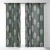 CoastL Studio Pine Trees Olive Single Panel Sheer Window Curtain - Deny Designs -Deny Designs GUEST 77fd1f2e b4b0 4bf9 91c8 9f3fa8e22abf
