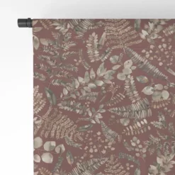 Ninola Design Botanical Collection Organic Holiday Single Panel Sheer Window Curtain - Deny Designs -Deny Designs GUEST 7807fe97 86cd 4c98 9eac fcea6c755c6a