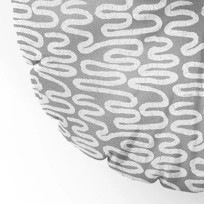 Holli Zollinger Ceres Ani Grey Round Floor Pillow - Deny Designs 4 Holli Zollinger Ceres Ani Grey Round Floor Pillow - Deny Designs - Image 2