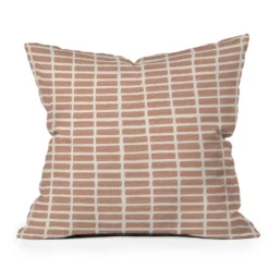 Little Arrow Design Co. Block Tile Outdoor Throw Pillow Terracotta - Deny Designs -Deny Designs GUEST 78b55617 b105 4032 86c7 d45ba4720146