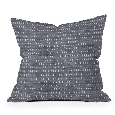 Holli Zollinger Bogo Rain Outdoor Throw Pillow Denim Blue- Deny Designs 5 Holli Zollinger Bogo Rain Outdoor Throw Pillow Denim Blue- Deny Designs - Image 3