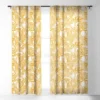 Evamatise Surreal Jungle In Bright Yellow Single Panel Sheer Window Curtain - Deny Designs -Deny Designs GUEST 7ab150ab 3b15 4574 aed0 1f7bf1bf9764