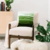 20"x20" Oversize Dip Dye Design Square Throw Pillow Green - Deny Designs 1 20"x20" Oversize Dip Dye Design Square Throw Pillow Green - Deny Designs -Deny Designs GUEST 7be611d8 e3f8 430d 9938 731e7a16dc99