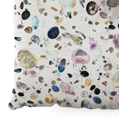 Ninola Design Mineral Terrazzo Square Floor Pillow - Deny Designs 4 Ninola Design Mineral Terrazzo Square Floor Pillow - Deny Designs - Image 2