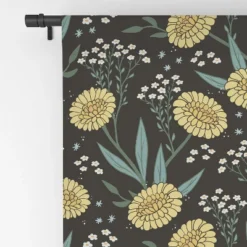 Avenie Dandylion 64" X 50" Single Panel Room Darkening Window Curtain - Society6 -Deny Designs GUEST 7fbb46c0 4922 486b 8239 0873e0c93279
