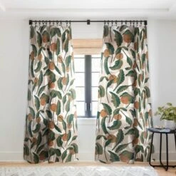 Marta Barragan Camarasa Simple Tropical Nature T Single Panel Sheer Window Curtain - Deny Designs -Deny Designs GUEST 80ab86e9 71dd 4caa a2fb be9cc004ead4
