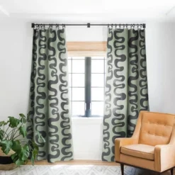 Camilla Foss Brook 84" X 50" Single Panel Blackout Window Curtain - Deny Designs -Deny Designs GUEST 8110fe4d b4c9 4a37 abd3 78b3a225e24a