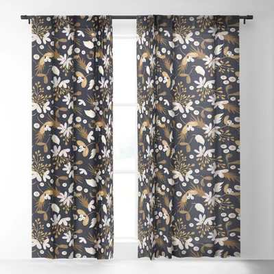 Marta Barragan Camarasa Sweet Winter Garden I Single Panel Sheer Window Curtain - Deny Designs 3 Marta Barragan Camarasa Sweet Winter Garden I Single Panel Sheer Window Curtain - Deny Designs