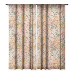 Holli Zollinger Bengal Maya Floral Single Panel Sheer Window Curtain - Deny Designs -Deny Designs GUEST 82df1636 a27a 4ab6 b856 07a2fba0dd7c