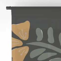 Miho TROPICAL Floral Night Single Panel Sheer Window Curtain - Deny Designs -Deny Designs GUEST 8347e0f8 1c8b 4081 90a7 993fdecb2975