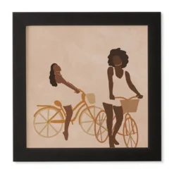 Nawaalillustrations Sunday Morning Minimal Framed Wall Art Black - Deny Designs -Deny Designs GUEST 8395b530 acbd 4784 85de c2fe46850e38