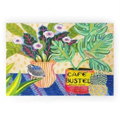 Misha Blaise Design Buen Dia Looped Vinyl Welcome Mat - Society6 -Deny Designs GUEST 84f24cd1 3b32 4b71 9995 3b6ad453ddbe