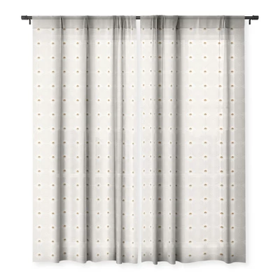Iveta Abolina Donate Cream Single Panel Sheer Window Curtain - Deny Designs 4 Iveta Abolina Donate Cream Single Panel Sheer Window Curtain - Deny Designs - Image 2