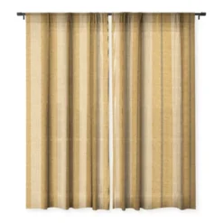 Little Arrow Design Co Ivy Stripes Mustard Single Panel Sheer Window Curtain - Deny Designs 9 Little Arrow Design Co Ivy Stripes Mustard Single Panel Sheer Window Curtain - Deny Designs -Deny Designs GUEST 86e32ce0 135e 4a6a be1f 47509da7a2d0