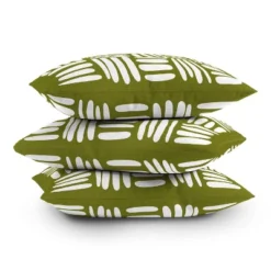 16"x16" Summer Sun Home Art Boho Square Throw Pillow Green - Deny Designs -Deny Designs GUEST 86e86c62 cfc6 4204 b8c6 25171f0a4c5c