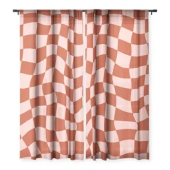 MariaMariaCreative Play Checkers Blush Single Panel Sheer Window Curtain - Deny Designs 9 MariaMariaCreative Play Checkers Blush Single Panel Sheer Window Curtain - Deny Designs -Deny Designs GUEST 87fb1bdb 6267 4cc0 9074 9ce6fcf9d9fb