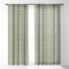 Sheila Wenzel Ganny Sage Minimalist Mudcloth Single Panel Sheer Window Curtain - Deny Designs -Deny Designs GUEST 8a93a583 0d66 42a4 ae94 aabe737f2a44