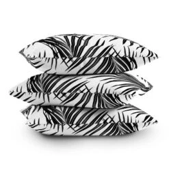 16"x16" Anita & Bella Art Palm Leaves Dream Square Throw Pillow Black - Deny Designs -Deny Designs GUEST 8bd81fce c172 481a 883a a18645707008