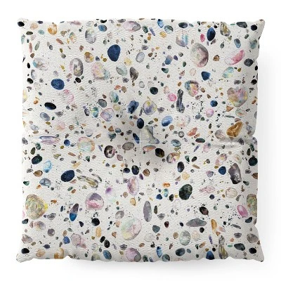 Ninola Design Mineral Terrazzo Square Floor Pillow - Deny Designs 3 Ninola Design Mineral Terrazzo Square Floor Pillow - Deny Designs