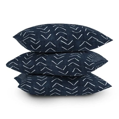 16"x16" Becky Bailey Mud Cloth Big Arrows Square Throw Pillow Navy - Deny Designs 5 16"x16" Becky Bailey Mud Cloth Big Arrows Square Throw Pillow Navy - Deny Designs - Image 3