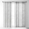 Ninola Design Wool Braids Drawing Single Panel Sheer Window Curtain - Deny Designs -Deny Designs GUEST 92ce8870 a291 4716 b37d bf07b1aafe8d