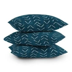 16"x16" Becky Bailey Mud Cloth Big Arrows Square Throw Pillow Teal - Deny Designs 7 16"x16" Becky Bailey Mud Cloth Big Arrows Square Throw Pillow Teal - Deny Designs -Deny Designs GUEST 94f69692 3bd5 4885 8983 11ab50aa11da