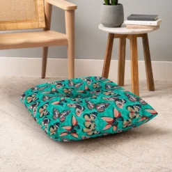Heather Dutton Mariposa Boho Butterflies Aqua Square Floor Pillow - Deny Desings 7 Heather Dutton Mariposa Boho Butterflies Aqua Square Floor Pillow - Deny Desings -Deny Designs GUEST 962aa950 77e8 45d1 b1b4 323f7bfccef1