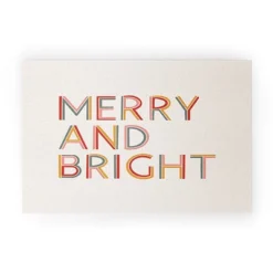 Rachel Szo Merry And Bright Light Looped Vinyl Welcome Mat - Society6 -Deny Designs GUEST 9728f583 7f29 42d9 a4e0 fa2a950bdd24